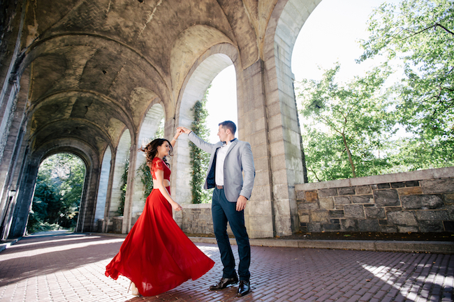 Cloisters Manhattan Engagement Pictures