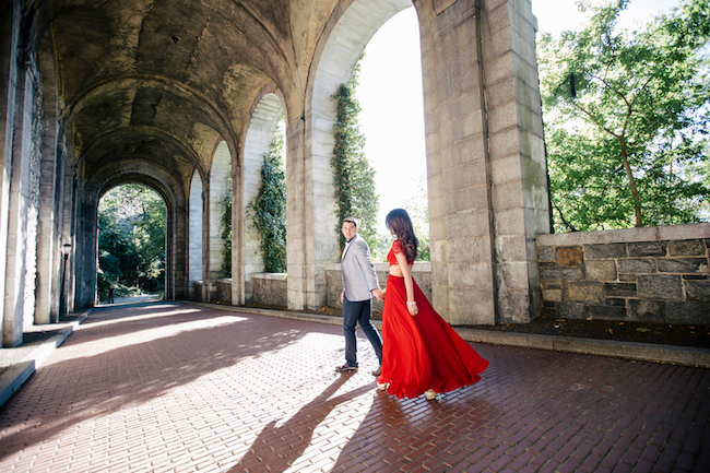 Cloisters Manhattan Engagement Pictures