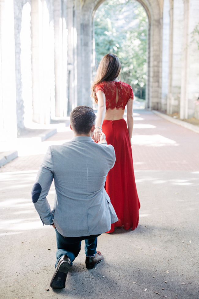 Cloisters Manhattan Engagement Pictures