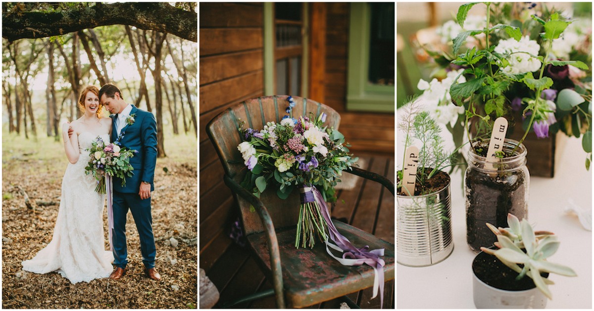 Intimate Organic Texas Hill Country Wedding Two Pair Photography