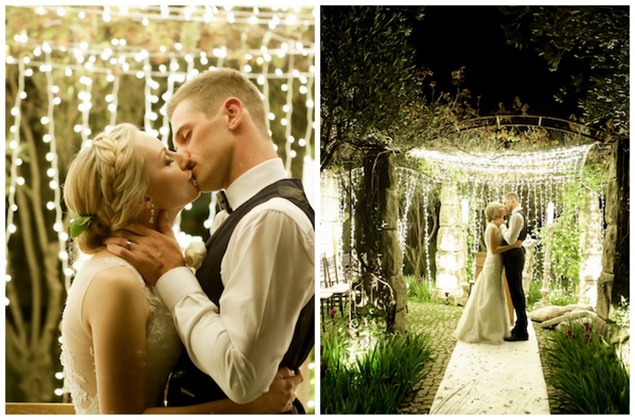 Outdoor Night Wedding Ceremony