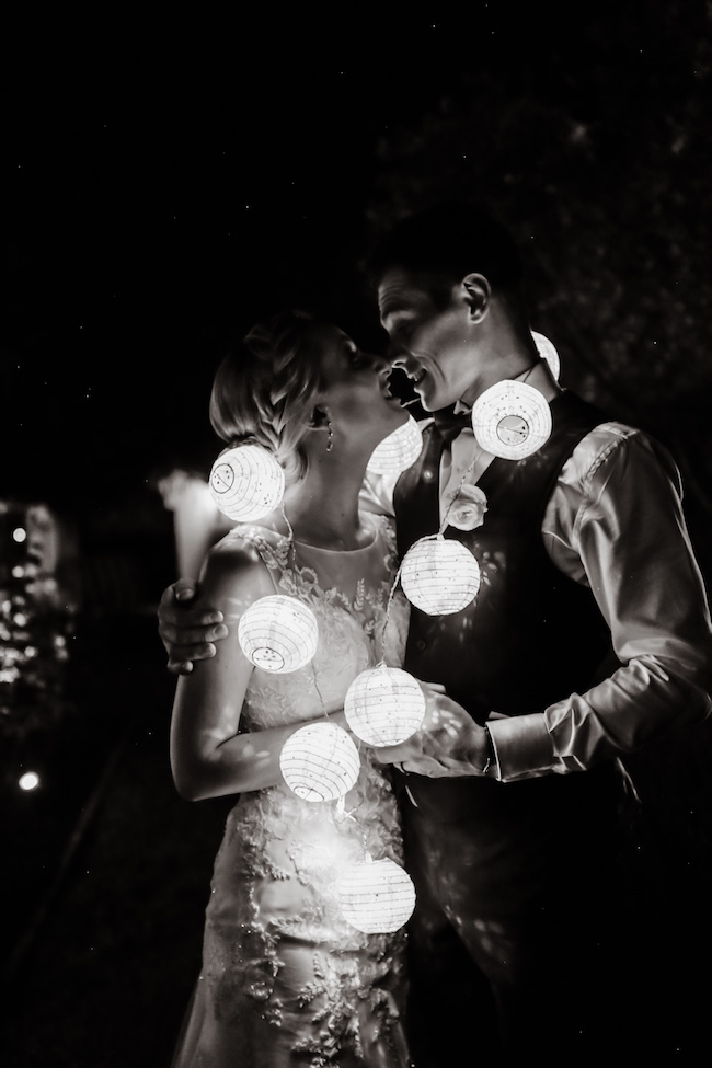 Outdoor Night Wedding Ceremony