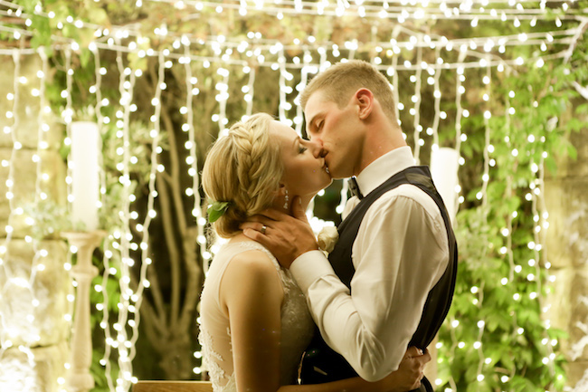 Outdoor Night Wedding Ceremony