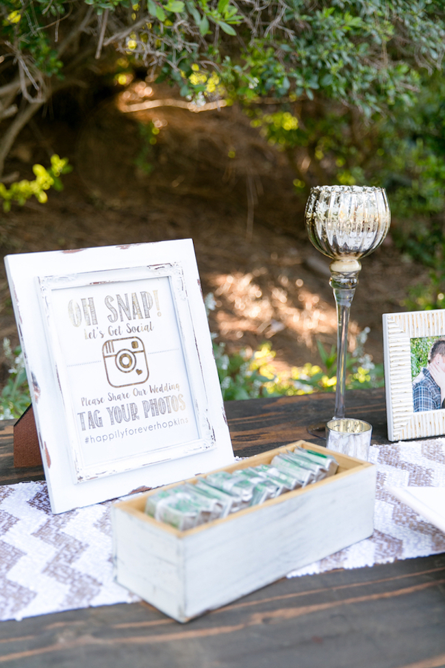 Glittery Outdoor Champagne and Blush Wedding {Leah Marie Photography}