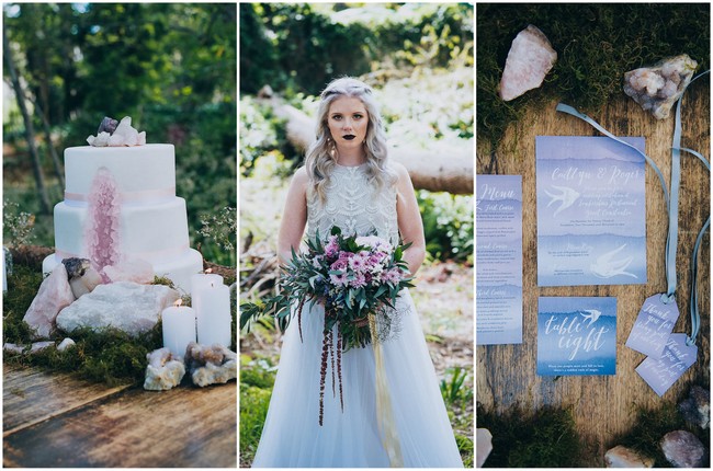 Geode and Crystal Wedding Ideas