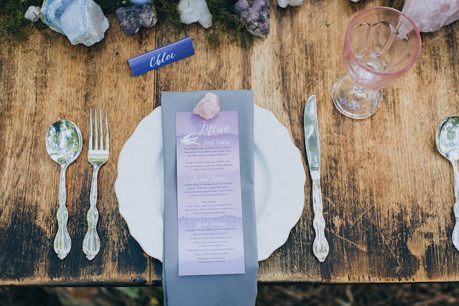 Geode and Crystal Wedding Ideas