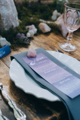 Geode and Crystal Wedding Ideas