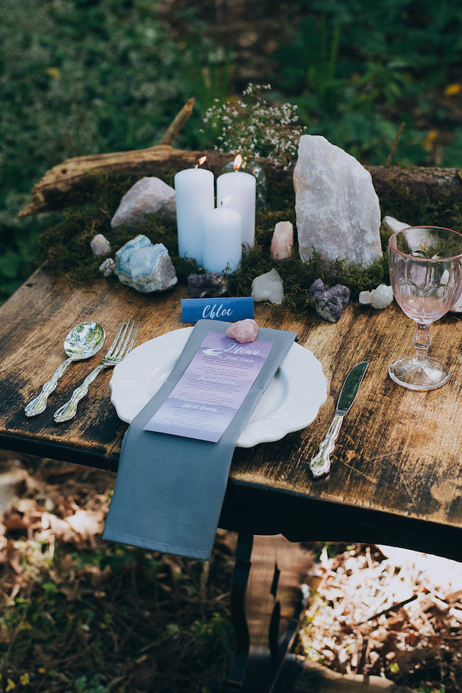 Eclectic Earth: Geode and Crystal Wedding Ideas {HAPPINEST 