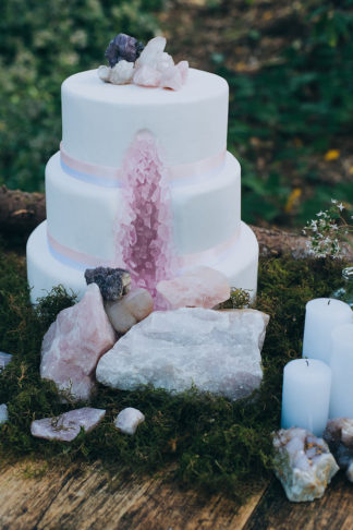 Geode and Crystal Wedding Ideas