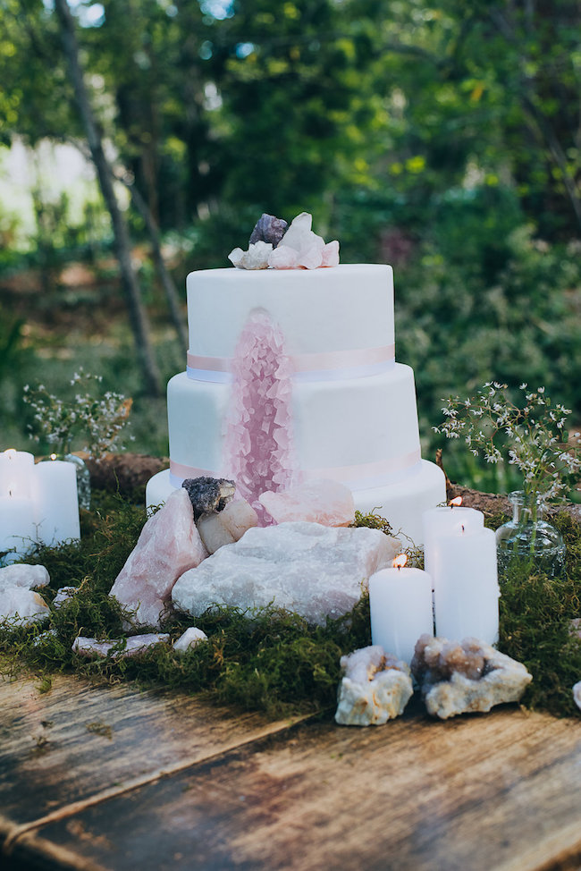 Geode and Crystal Wedding Ideas