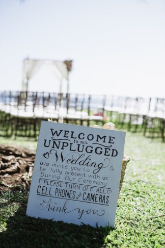 Fuchsia Blush Cream Beach Wedding