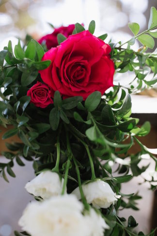 Fuchsia Blush Cream Beach Wedding