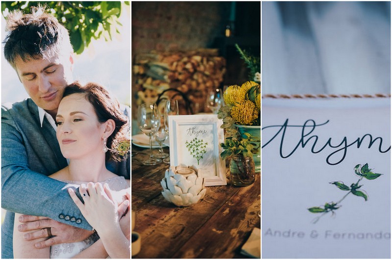 Rustic Herb Wedding Decor