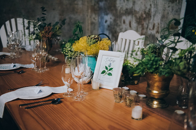 Rustic Herb Wedding Decor