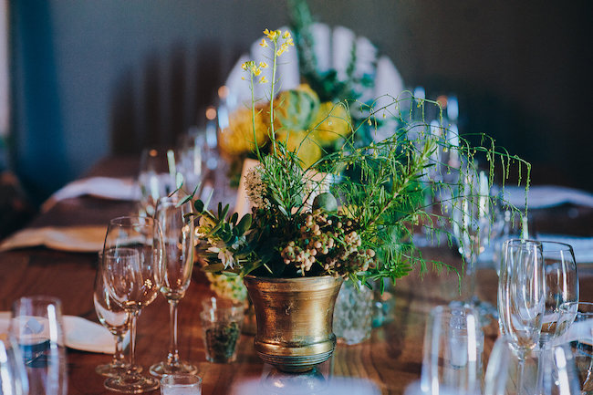 Rustic Herb Wedding Decor