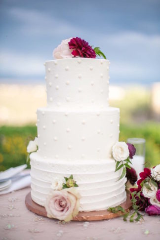 Outdoor Marsala Burgundy Wedding