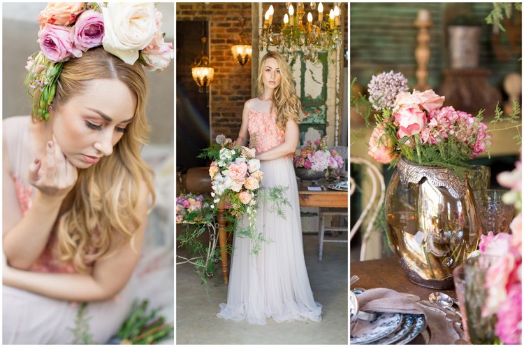 Whimsical Coral Garden Wedding Elopement Ideas