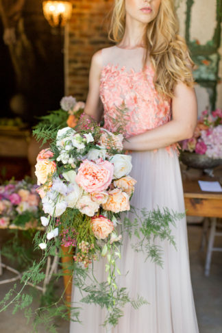 Whimsical Coral Garden Wedding Elopement Ideas