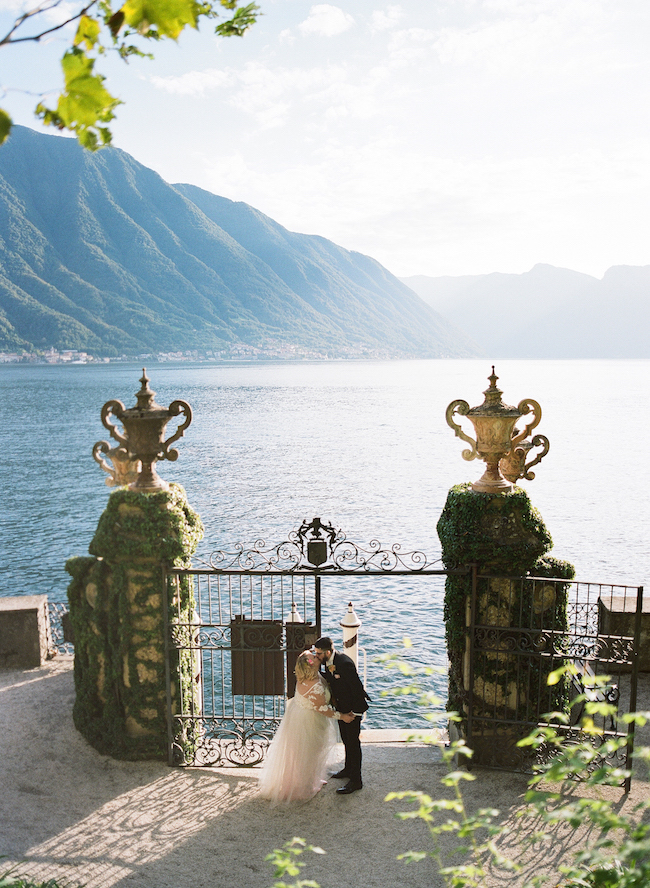 A Romantic Elopement on Lake Como with House of Gucci Flair