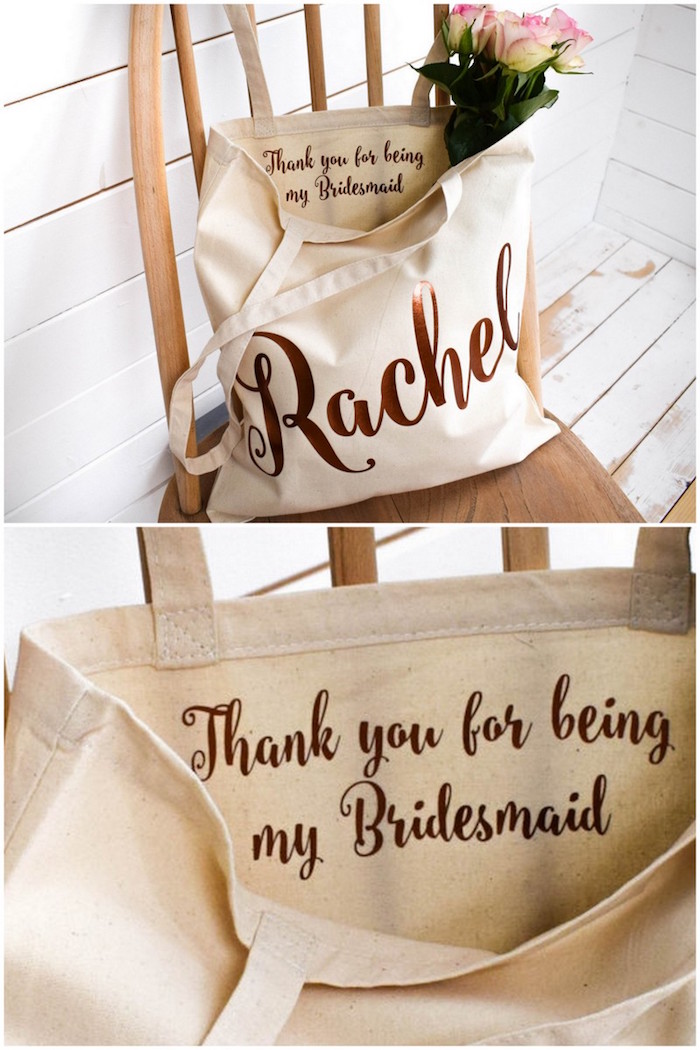 Personalised Bridesmaid Flower Girl Wedding Charm Bracelet Free Gift Bag 