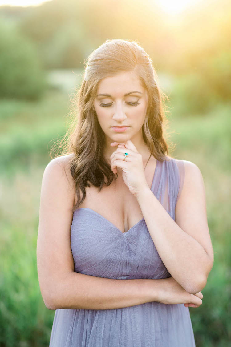 Purple + Gold Rustic Chic Wedding Ideas {Catherine Smeader Photography}