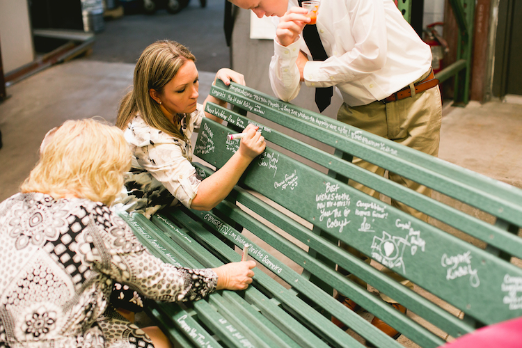 Green Bench Brewery Wedding