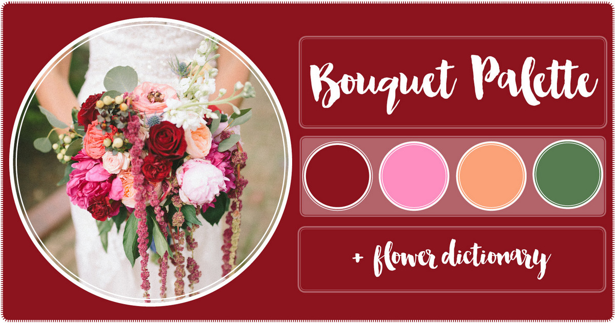 Burgundy blush peach wedding flowers