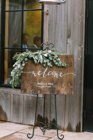 Elegant rustic wedding