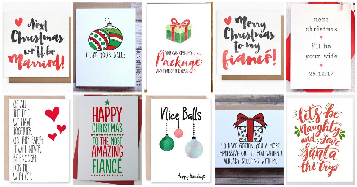 Fiance Christmas and Holiday Cards