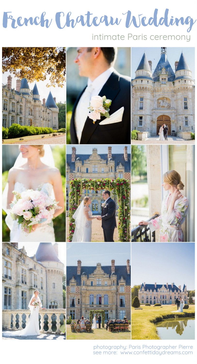 Plan an Intimate French Chateau Wedding