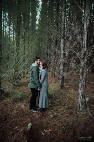 Australian Southern Highlands sunset forest engagement photographs