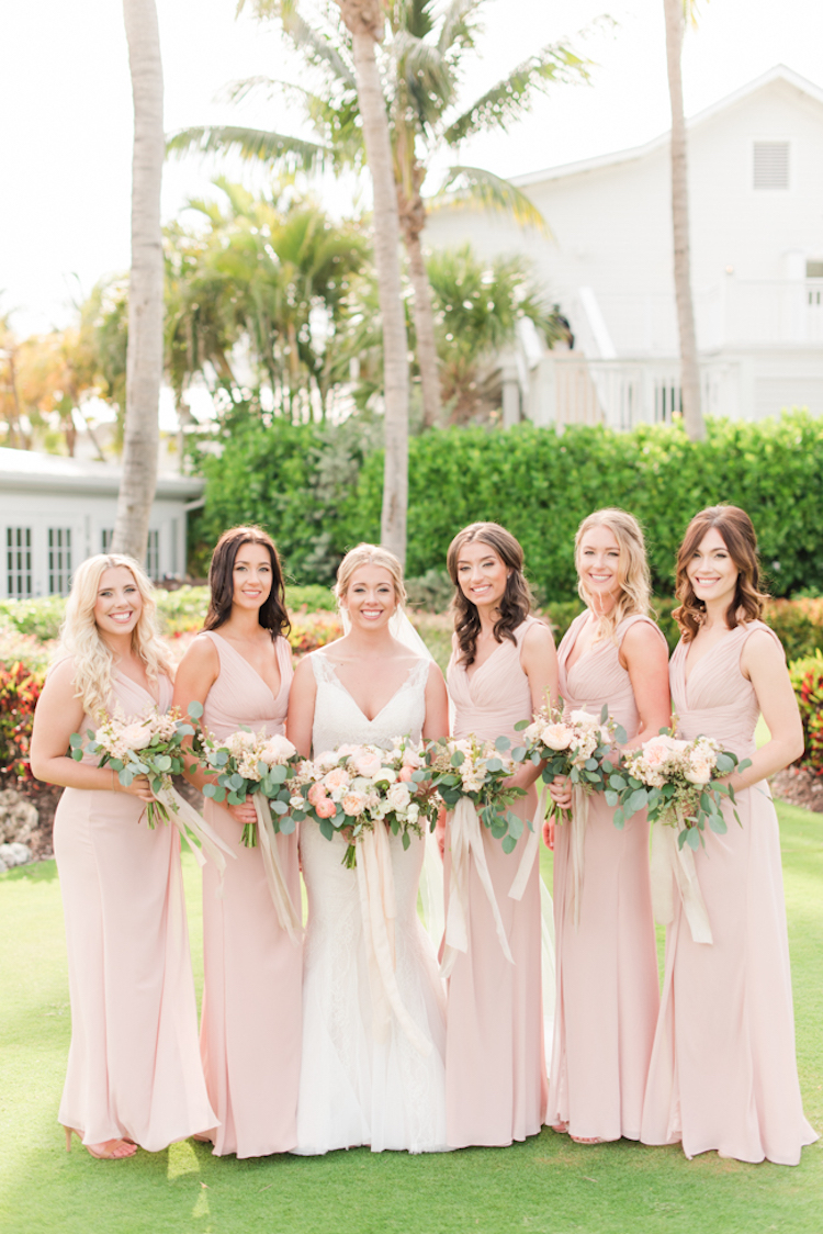 Totally dreamy + beachy, Floridian South Seas Island wedding!