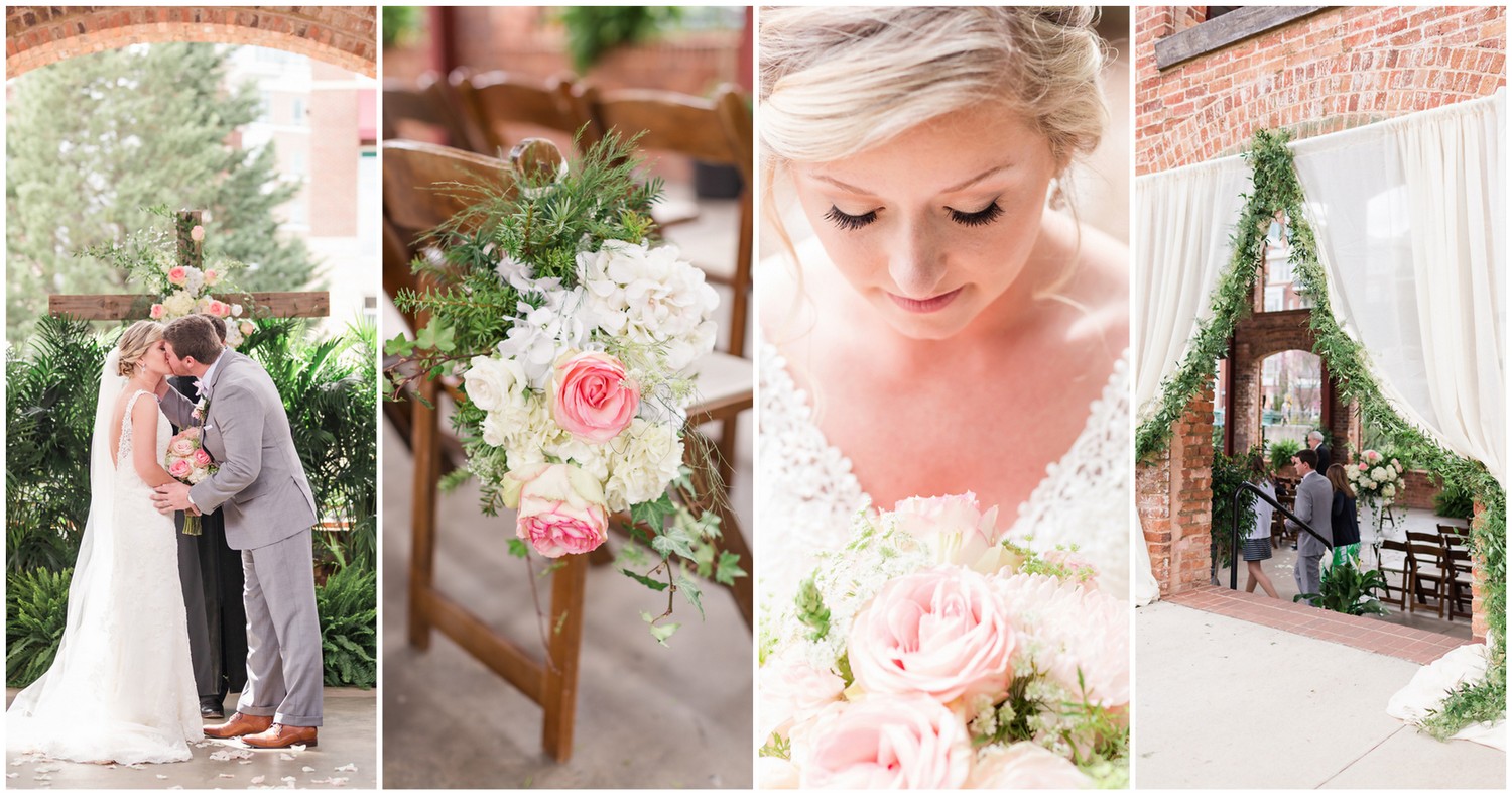 Blush Pink and White Spring Wedding