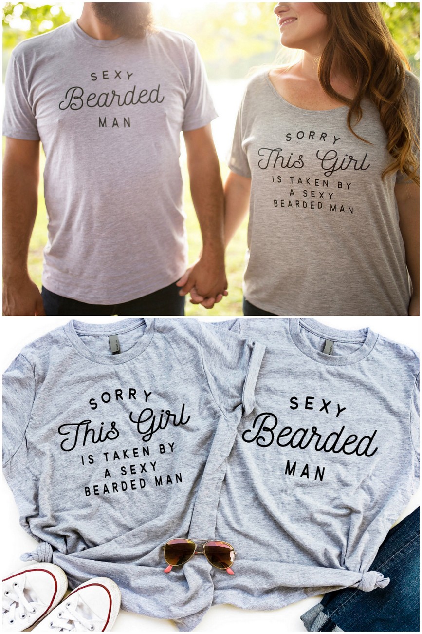 his and hers just married shirts