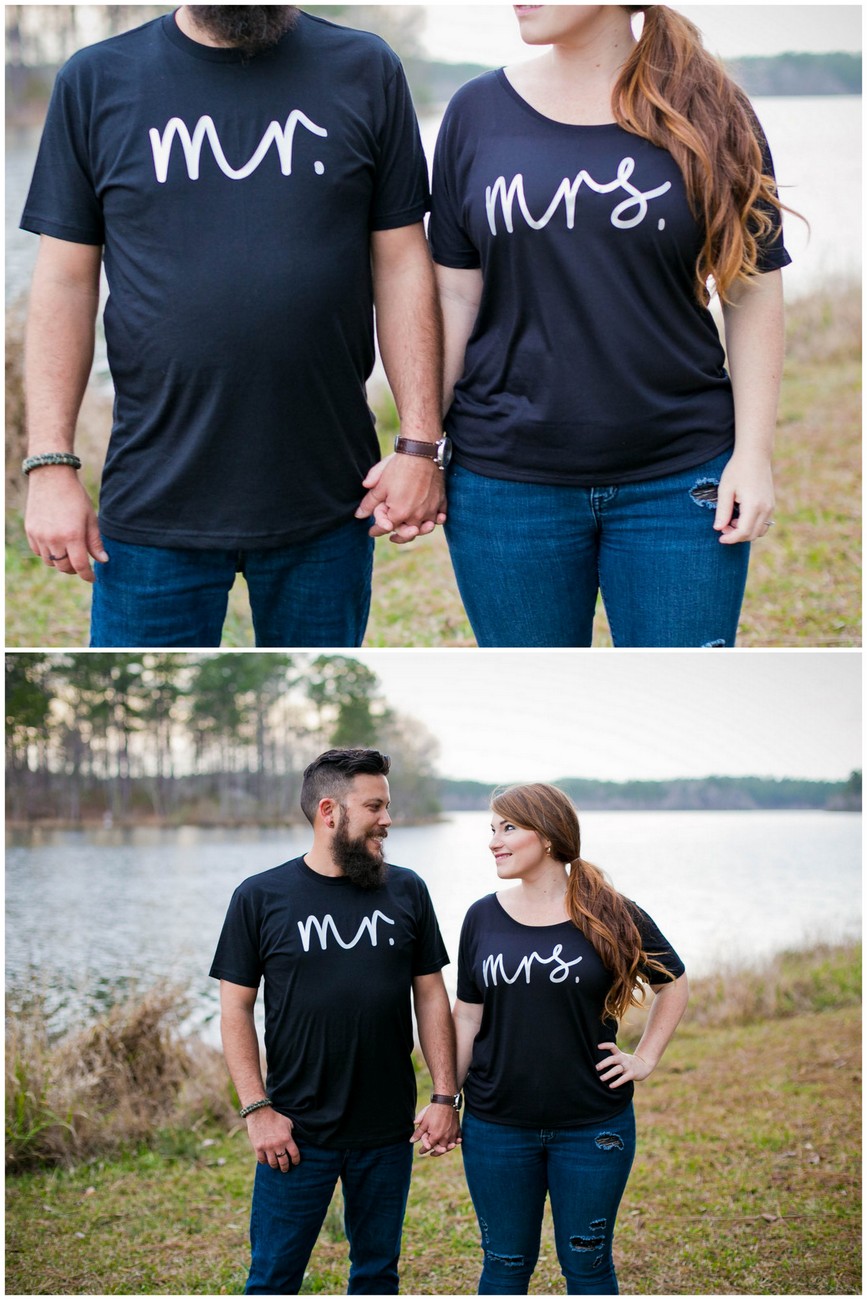 Mr + Mrs Honeymoon shirts