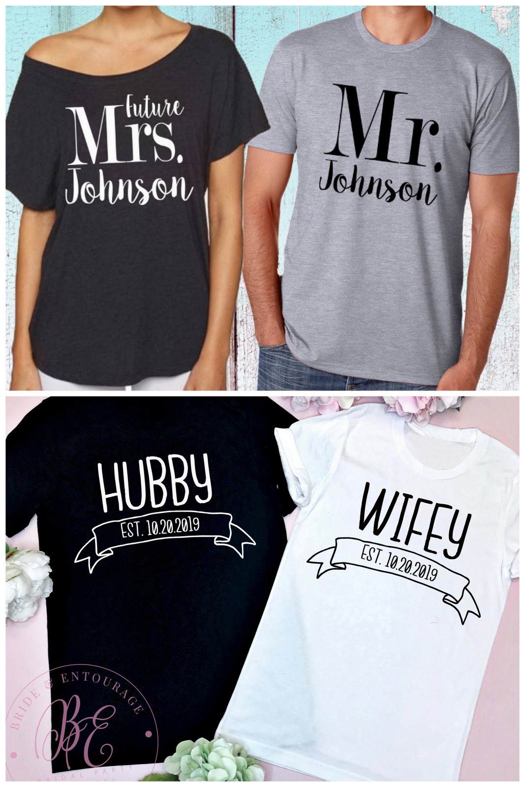 Funny just married shirts online