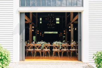 Elegant barn wedding