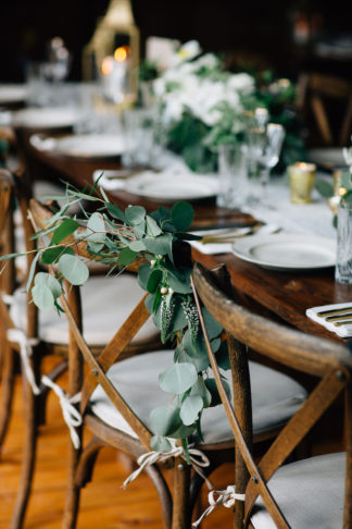 Elegant barn wedding