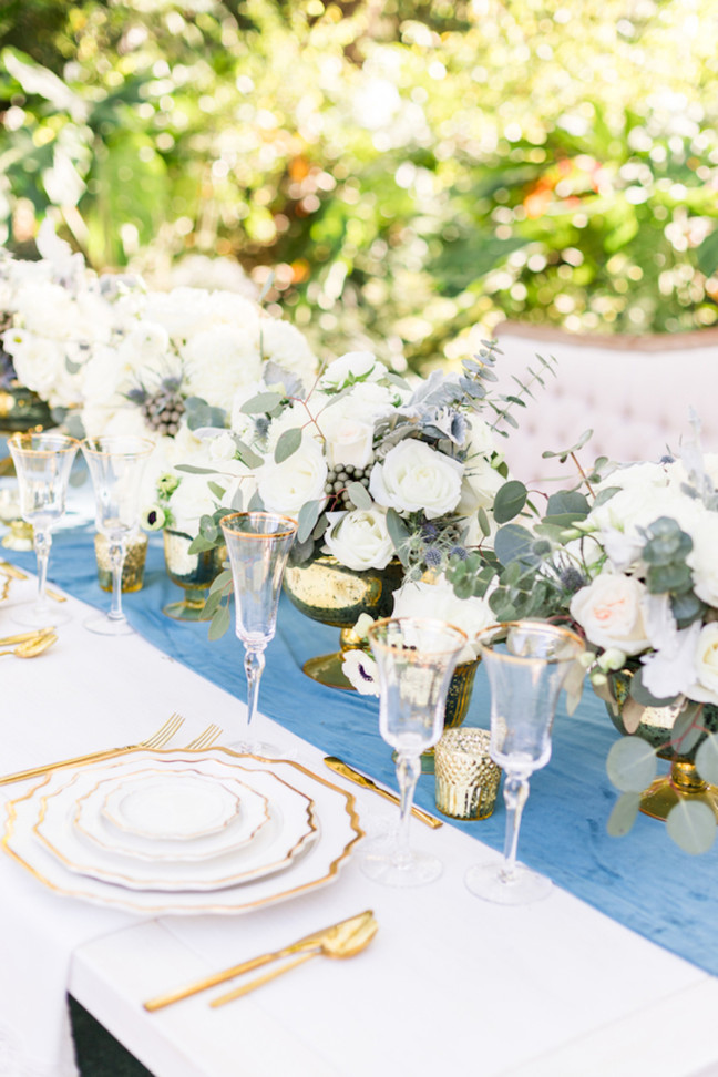 Dreamy Dusty Blue + Gold Wedding Ideas You Need To See!