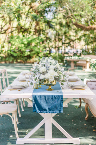 Dusty Blue and Gold Wedding Ideas 