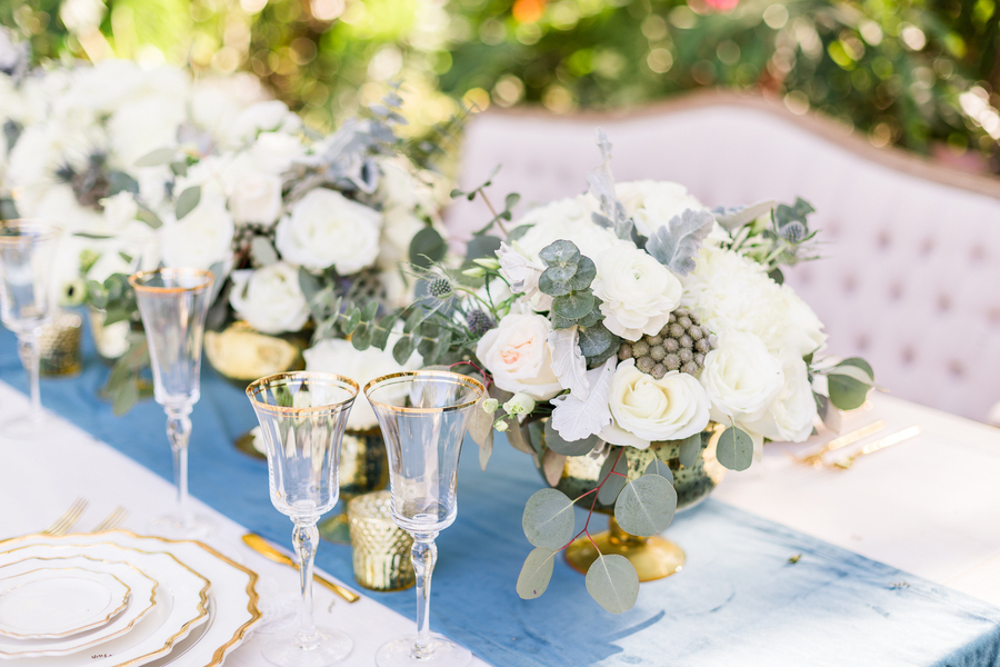 Dusty Blue and Gold Wedding Ideas 