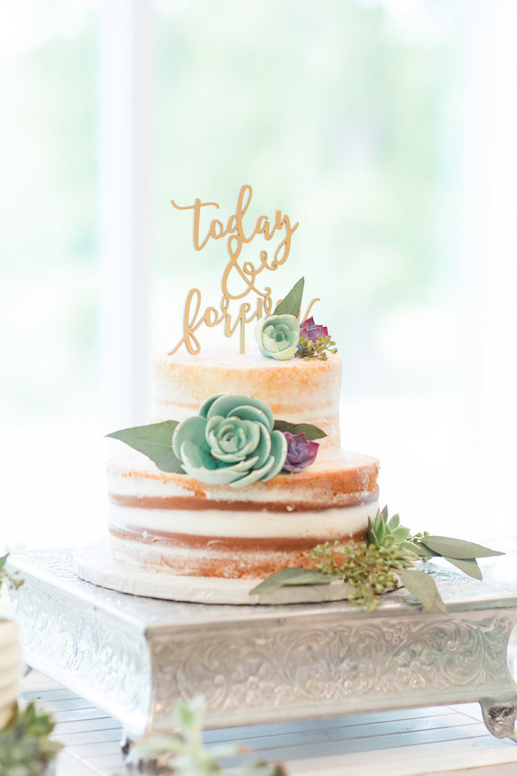 Pretty Greenery and Succulent Wedding