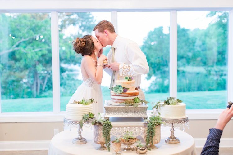 Pretty Greenery and Succulent Wedding