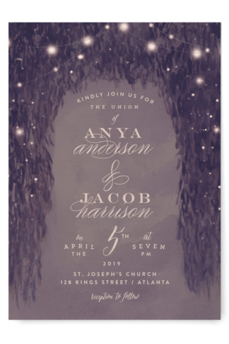 Starry Night Wedding Invitations