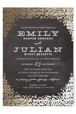 Starry Night Wedding Invitations 