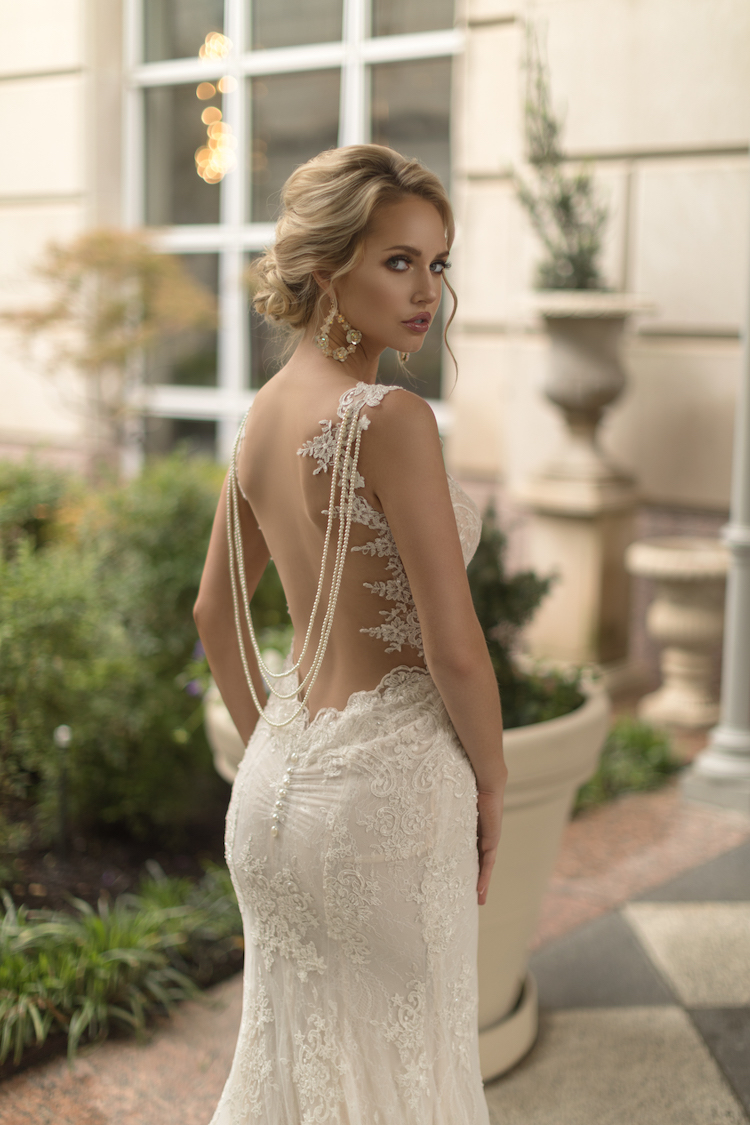 Sensual wedding dress