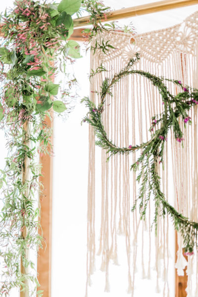 Romantic Violet + Gold Wedding Ideas With Boho + Geode Touches