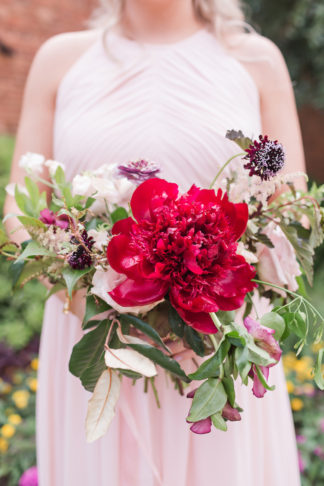 Peony and Succulent Wedding