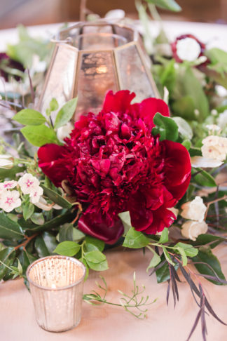 Peony and Succulent Wedding