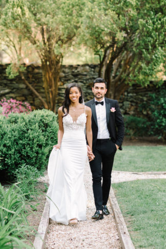 Italy Themed Garden Wedding in Virginia